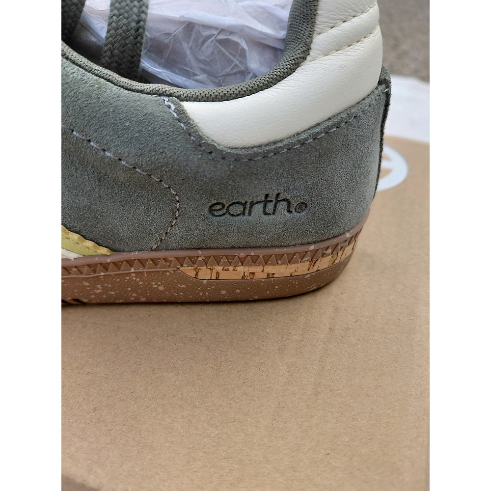 Earth Penny Sneakers Dark Green Suede Lace Up Shoes Womens 7 M ET-PENNY - Picture 8 of 10
